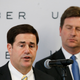 Arizona Gov. Doug Ducey, on the left